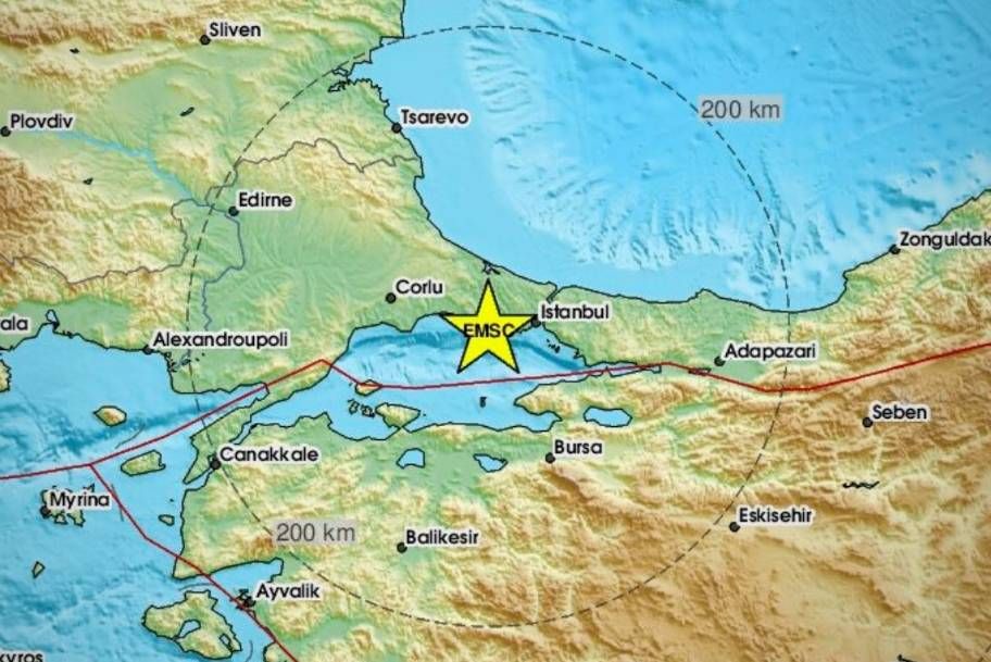 Snažan potres magnitude 6,2 s epicentrom u unutarnjem dijelu Mramornog mora: "Zatresao rubne dijelove metropole!"
