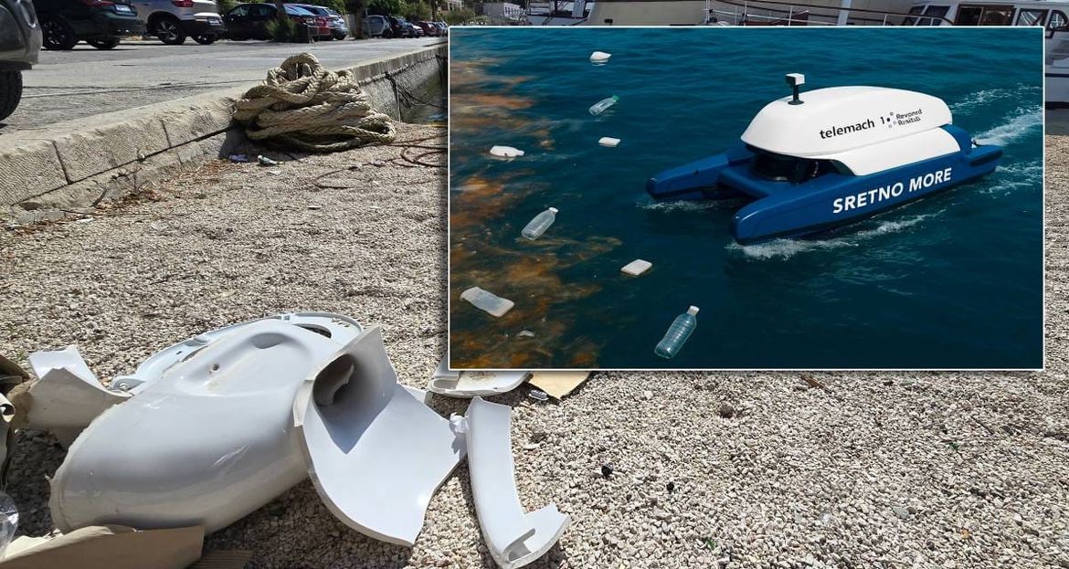 SRETNO MORE Akcija čišćenja luke i plaže Krilo Jesenice