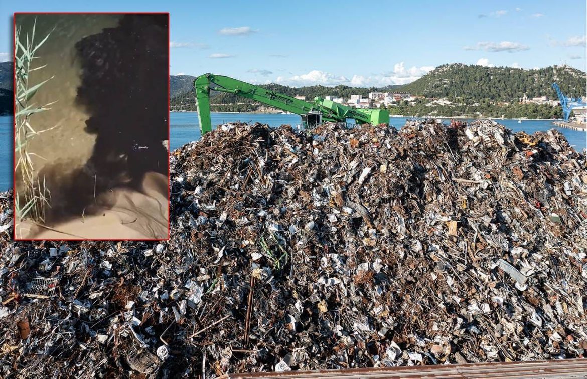 RUŽNE SCENE IZ PLOČA: "Brda željeza se gomilaju, a u more cure motorna ulja i opasne tekućine" - Luka odgovara: "To je stara snimka, mi sad imamo separatore, a vizualna prisutnost tereta nije pokazatelj ekološkog rizika"
