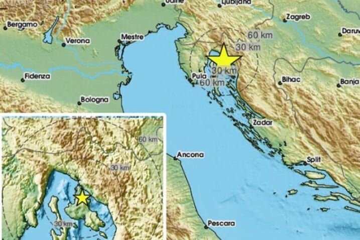 Riječko je područje noćas zatresao potres: "Bio je poput grmljavine"