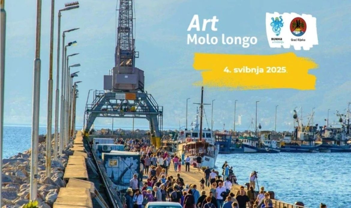 Manifestacija "Art Molo Longo" pretvara lukobran u galeriju