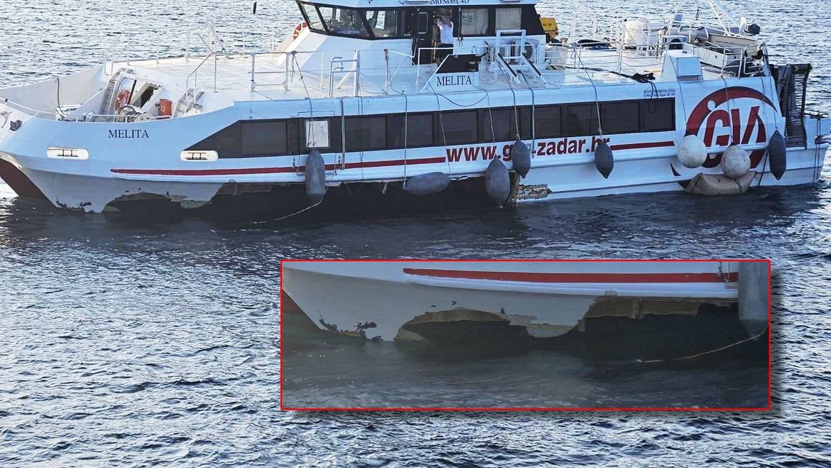 FOTO Pogledajte što je ostalo od katamarana! Melita dotegljena u šibensko brodogradilište -  Brodar se obratio putnicima...