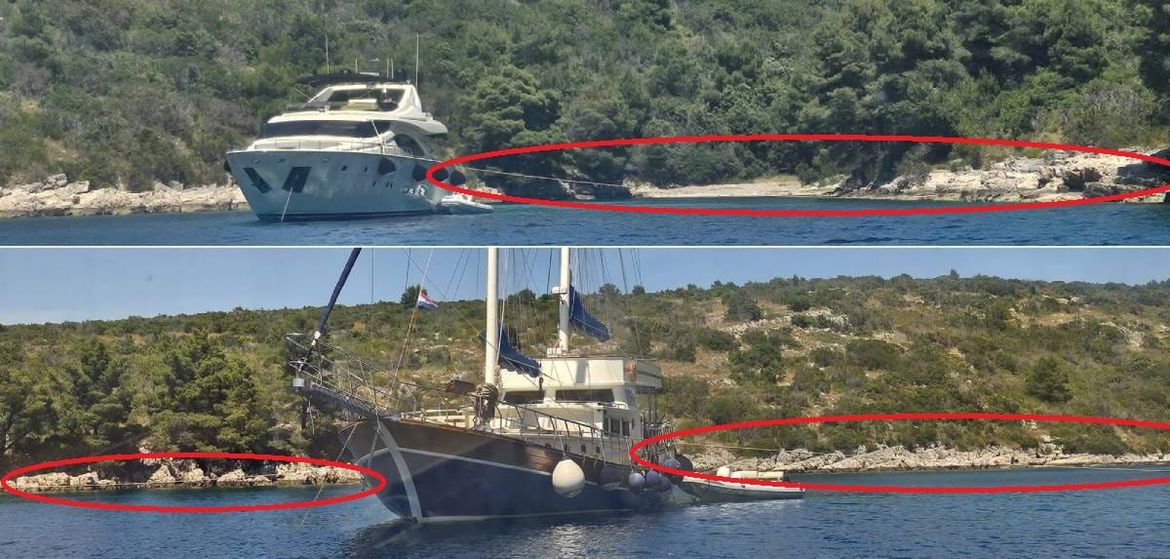 TKO ŠLJIVI PRAVILNIK? Nautičari na Hvaru se privezuju tako da zauzmu cijelu uvalu