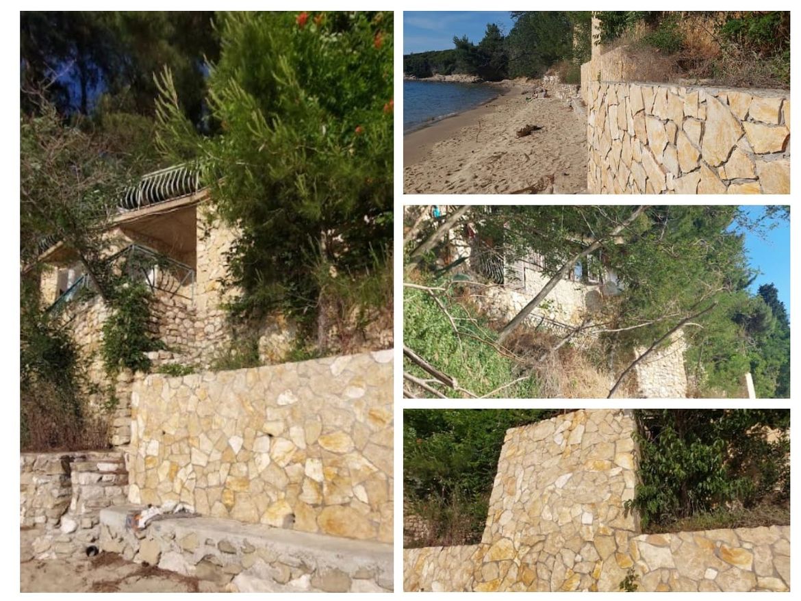 ŠTO INSPEKCIJA ČEKA? U Loparu na Rabu grade velike zidine prema ilegalnim objektima uz more. Općina: "Obavijestili smo građevinsku inspekciju još prošle godine!"