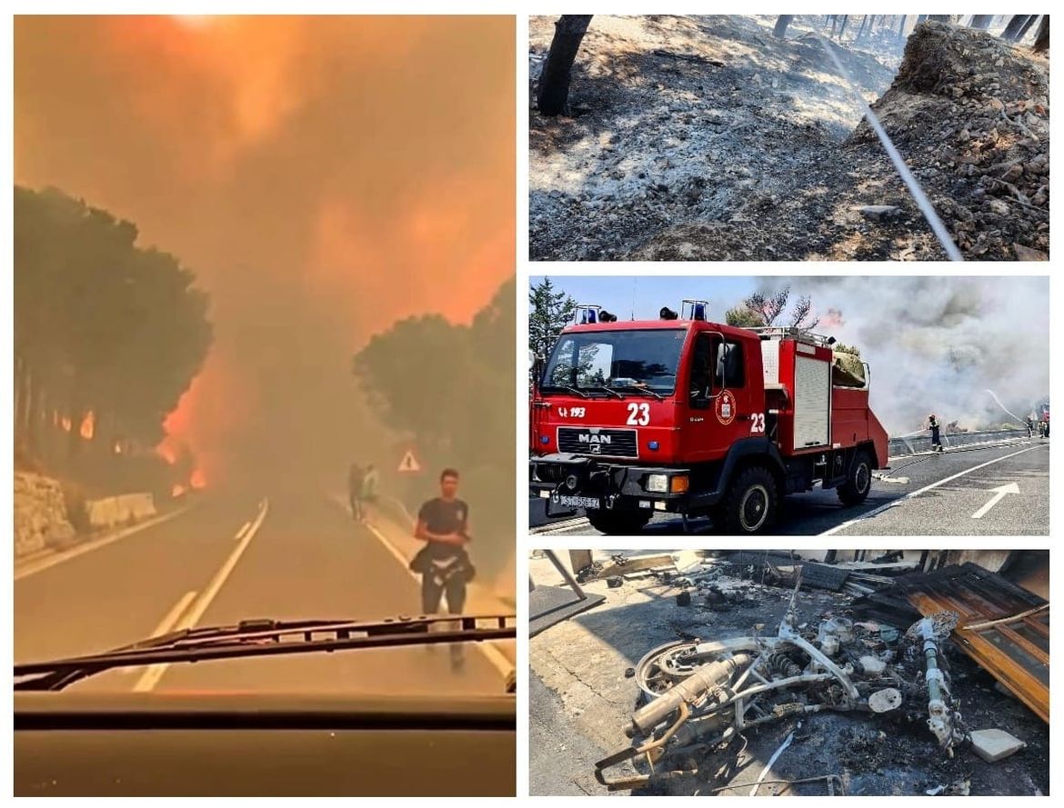 FOTO Galerija užasa - Vatrogasci objavili jezivu snimku, pogledajte što je ostalo nakon buktinje u Pisku -