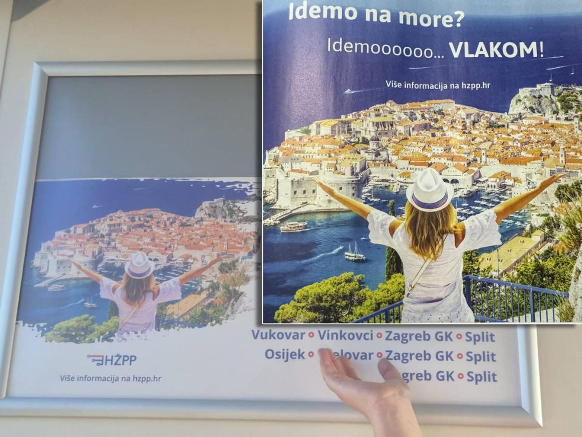 Genijalci iz HŽ-a promoviraju odlazak na more vlakom, slikom Dubrovnika u kojeg je zadnji vlak stigao prije 49 godina!