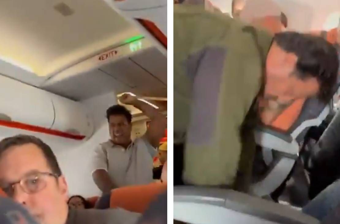 MAKEDONAC SPASIO DAN Putnik podivljao usred leta, vikao Allahu Akbar i prijetio bombom pa ga drugi putnik bacio na pod!