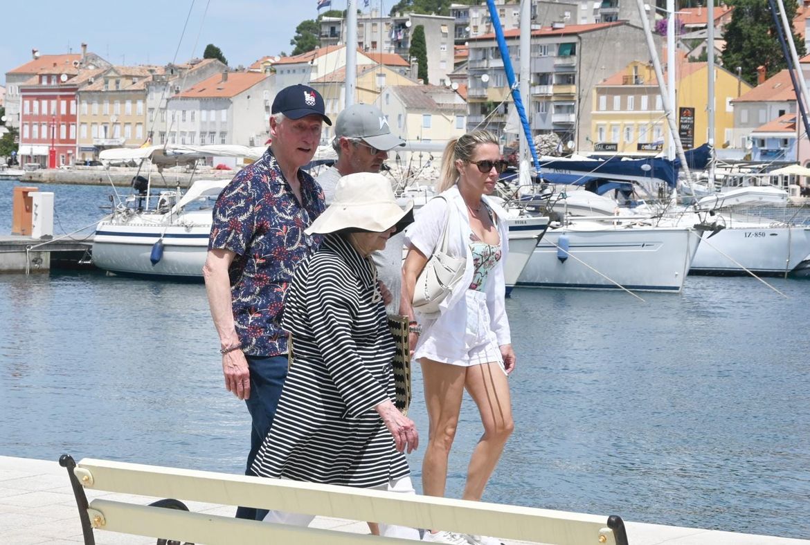 Bill Clinton prošetao rivom u Malom Lošinju