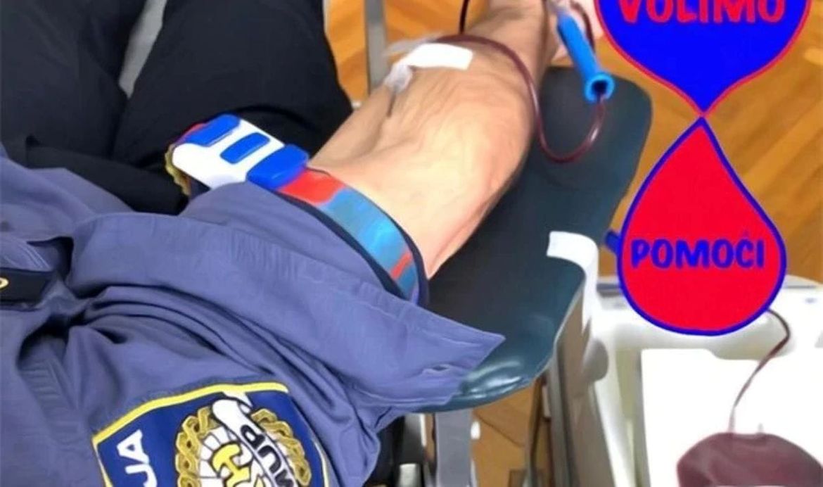 Nakon apela Kliničkog bolničkog centra Split, splitski policajci prikupili 108 doza krvi