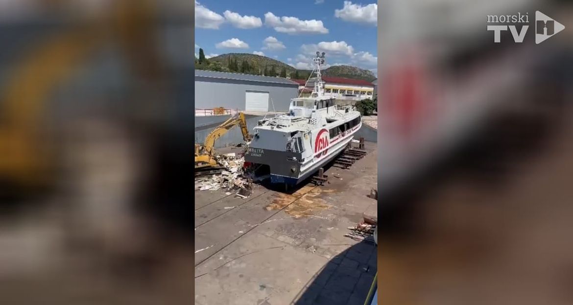 VIDEO Melita je nakon havarije samljevena i odvezena na otpad