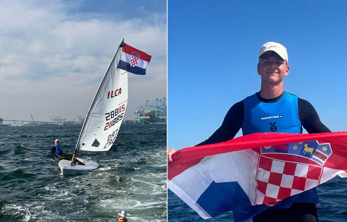 Josip Tafra iz splitskog Labuda viceprvak Svjetskog juniorskog prvenstva u klasi ILCA 6