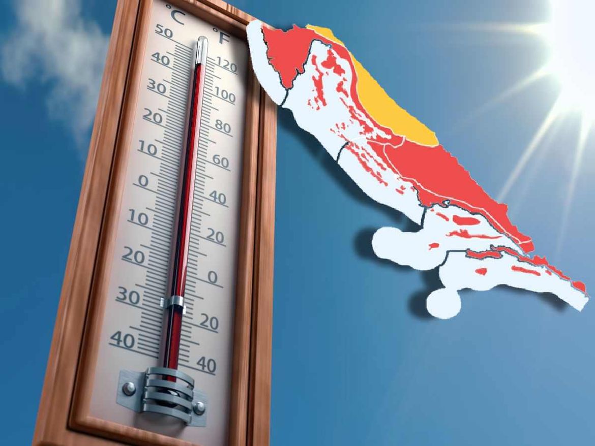 DHMZ izdao crveno upozorenje zbog opasnog toplinskog vala