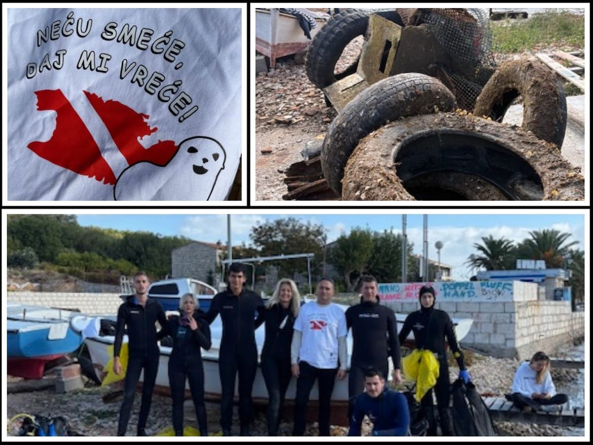 U Viškoj uvali održana ekološka akcija čišćenja podmorja „Neću smeće – daj mi vreće“