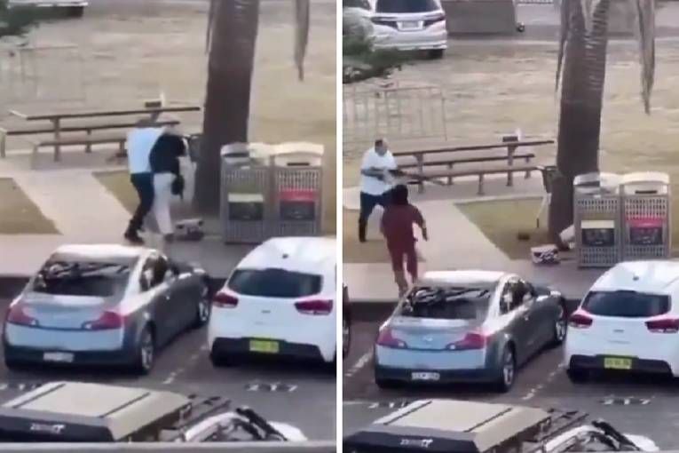 HEROJ Goloruki čovjek skočio na napadača u Sydneyu