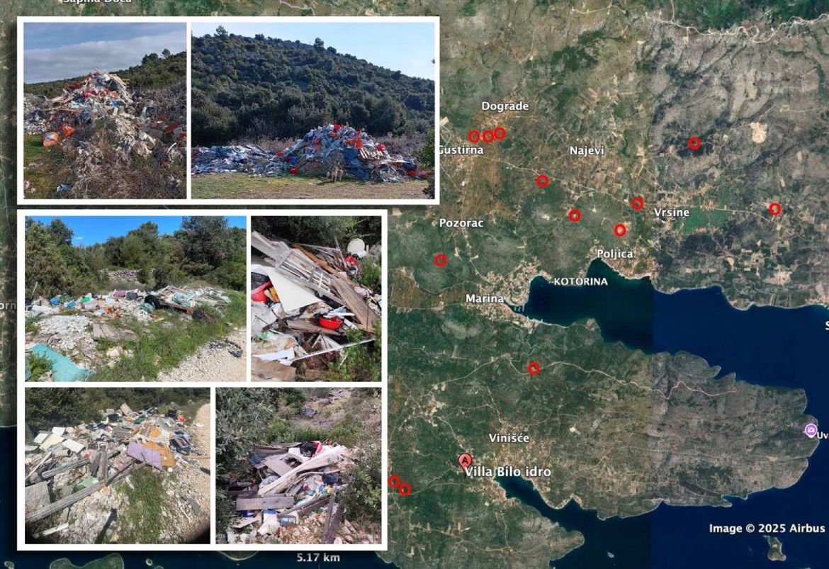 PORAZ RAZUMA: "Dalmacija - krš, more, maslina i… smeće!"