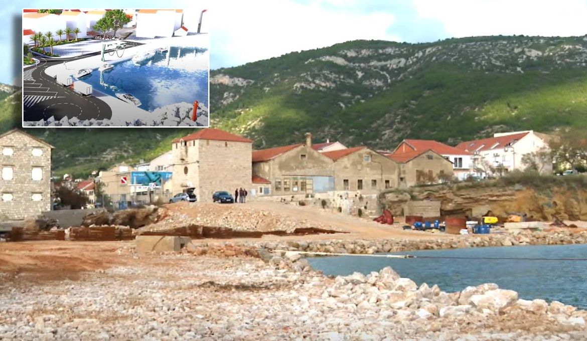 Započela izgradnja ribarske luke u Komiži: "Sigurniji vez i velika promjena"
