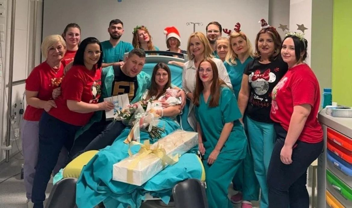 U prvoj minuti Nove godine rođena prva riječka beba u 2026. Dobro došla, Nikol!