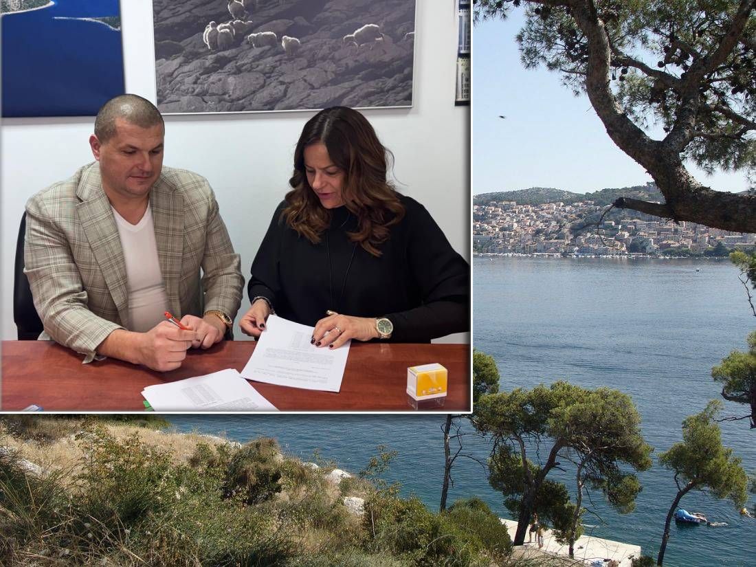 GRADSKA LUKA ŠIBENIK Potpisana 20 - godišnja koncesija: "Prekrcaj, skladištenje, odgovorno upravljanje pomorskim dobrom..."