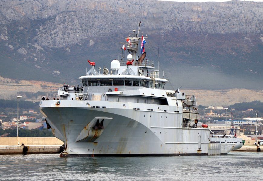 Francuski ratni brod posjetio Split
