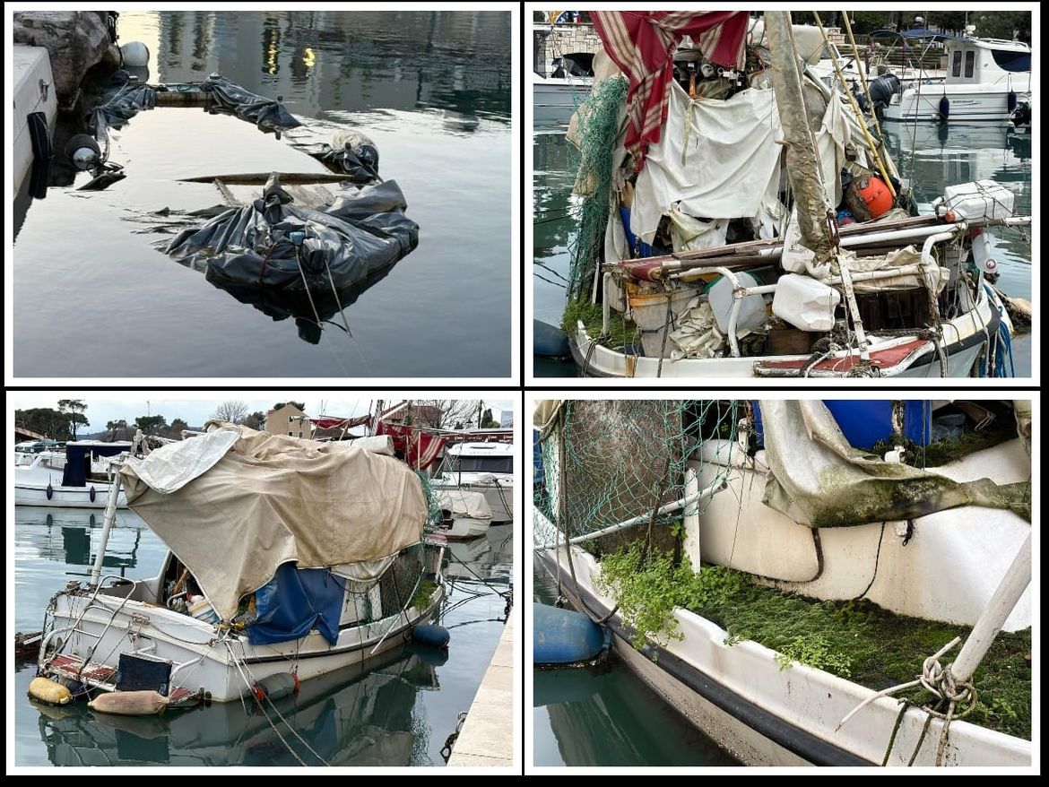 'PIRATI IZ TROGIRA' Fešta od brodova: "Jedan je potonulu brodicu zamotao u najlon, drugi uzgaja mahovinu"