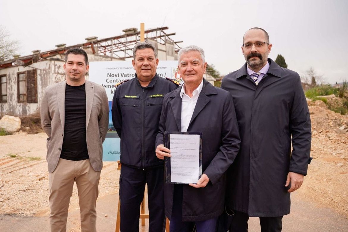 Šibenik dobiva novi Vatrogasni dom: Radovi na izgradnji počinju za deset dana