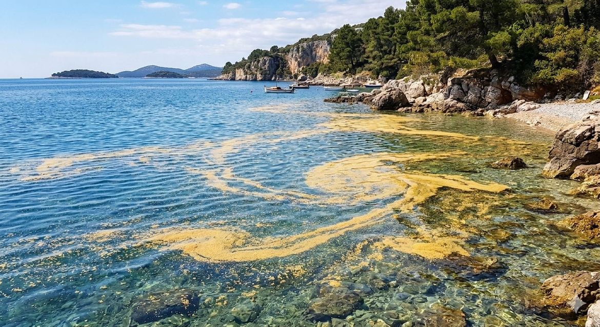 ŽUTE MRLJE U PULSKOJ UVALI Nije opasno, ali nekima se savjetuje oprez!