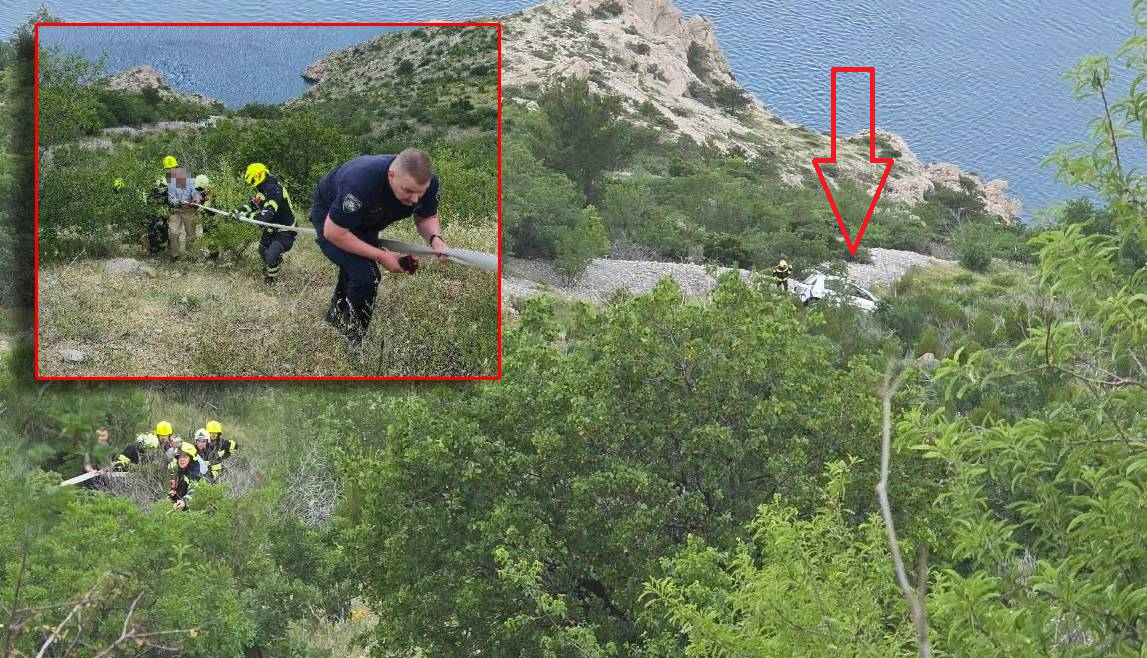 ČUDO POD BIOKOVOM: Automobil odletio u provaliju od 150 metara, ono što je vozač napravio graniči s nemogućim!