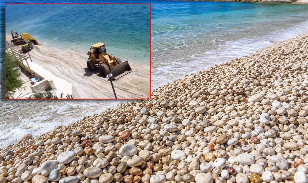 KATASTROFA NA POPULARNOJ PLAŽI MAKARSKE RIVIJERE "Nepismena glupost lokalnih šerifa uništila je podmorje, oblutke mijenjaju muljem!"
