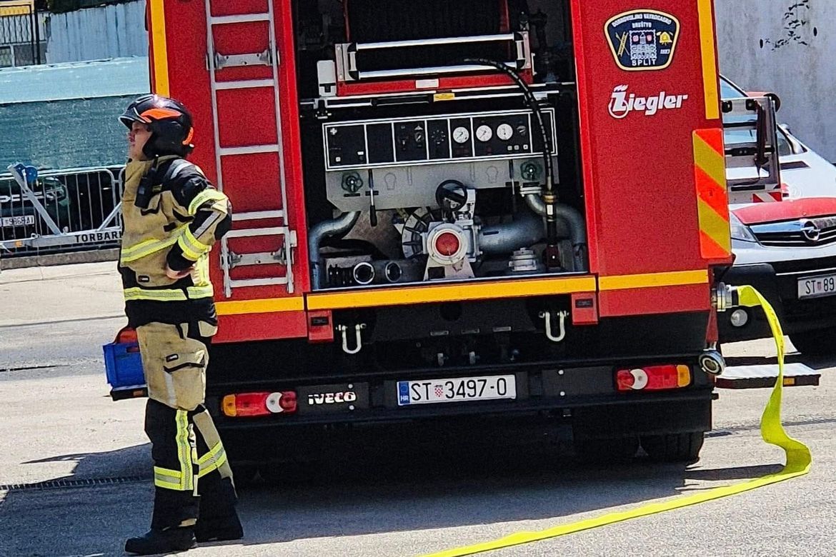 SPLIT Požar na dvorani sportskog centra Gripe