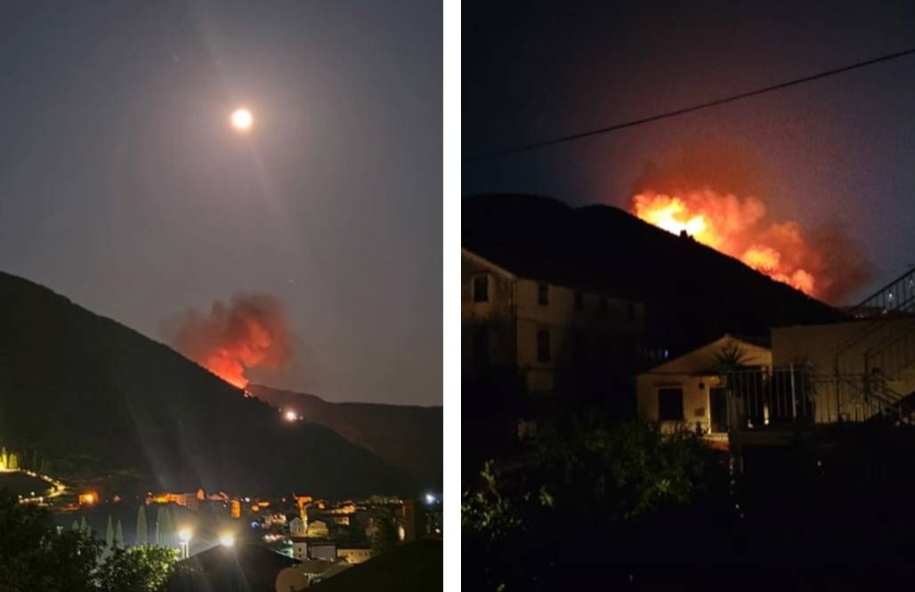 Je li veliki požar na Visu izazvan iskrom s dalekovoda?
