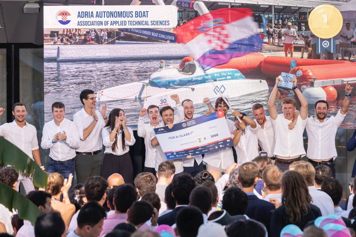 BRAVO ZA PRVAKE  Pomorski fakultet u Rijeci osvojio prvo mjesto na Monaco Energy Boat Challengeu