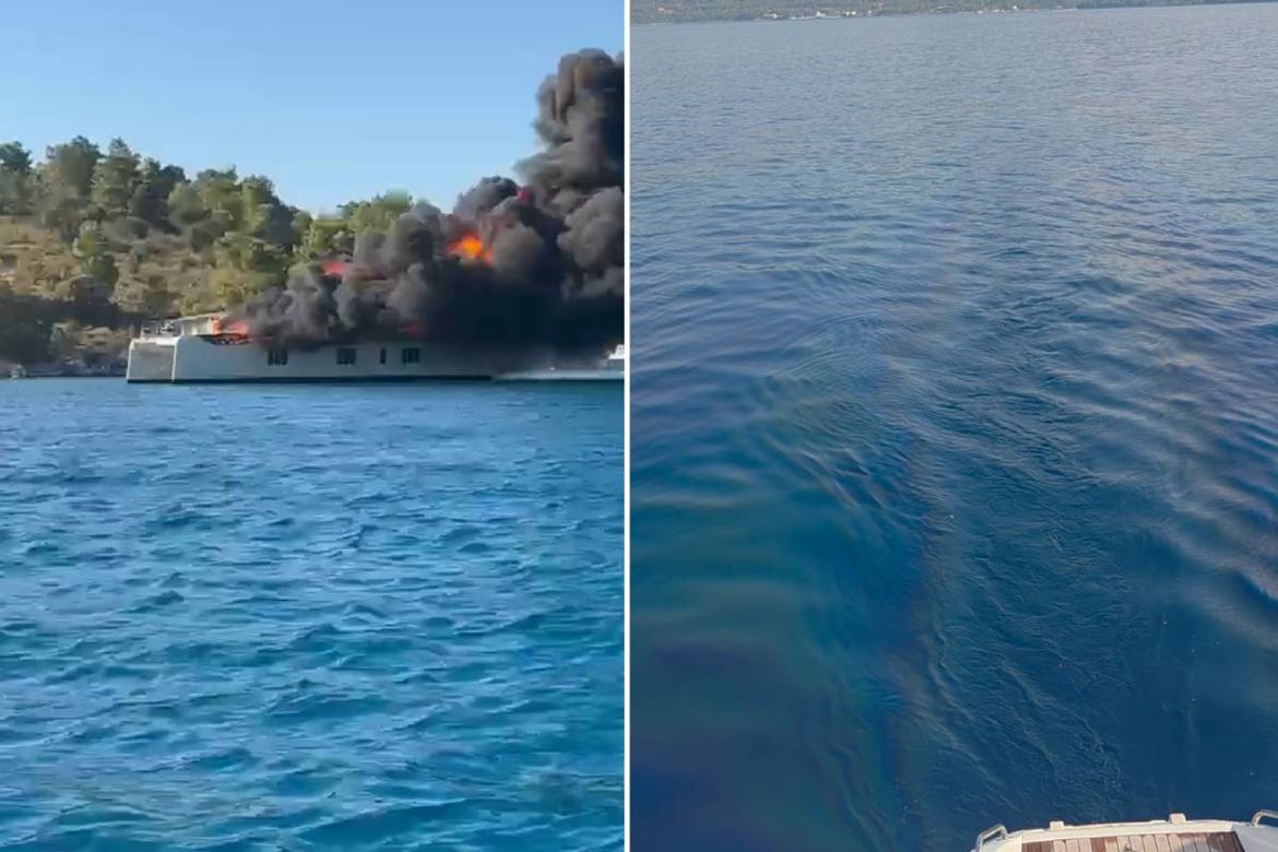 VIDEO: LAGALI NAS DA NEMA ONEČIŠĆENJA Nakon izgorjelog katamarana, hvarska uvala Tiha pliva u nafti i plastici, građani ogorčeni nemarom nadležnih službi
