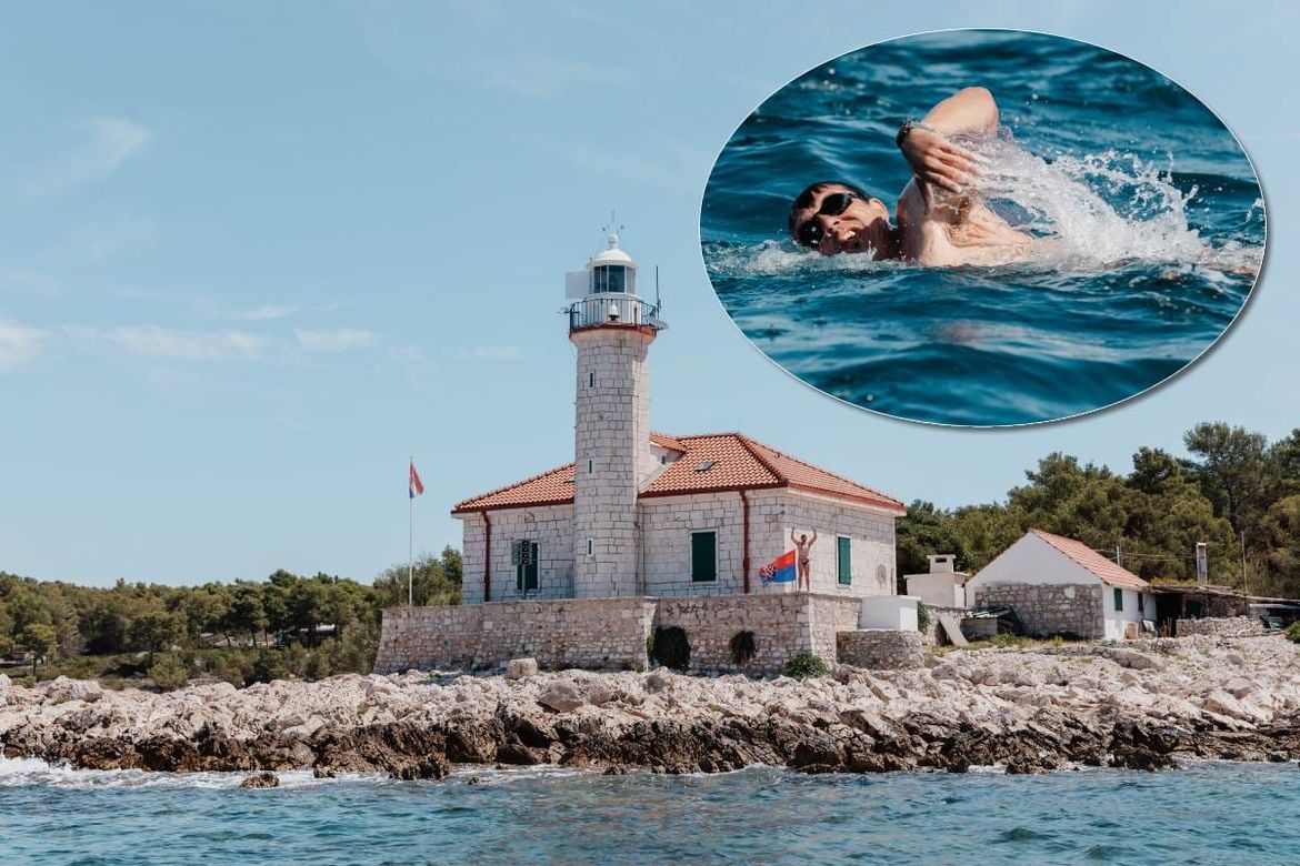 „Najveća se bitka vodi u glavi”: Rekreativac pliva 100 km oko Brača za onkološke pacijente, podržali ga Dina Levačić i brojni poznati!