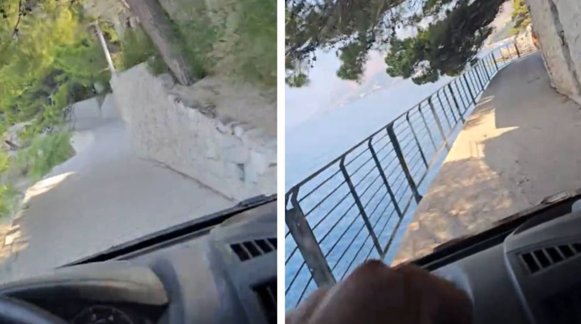 VIDEO IZ DALMACIJE Zašto voziš po šetnici? Odgovor: ""Zato što netko mora voziti dostavu"