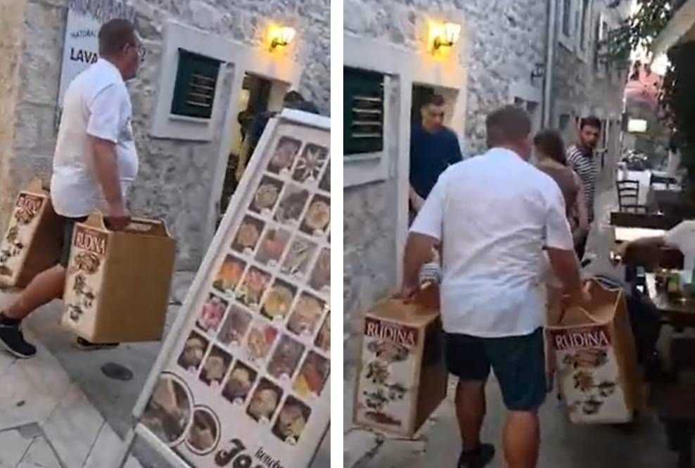 Tip u Primoštenu  odalamio dječja kolica: "Drugi se muškarac ustao i krenuo prema njemu"