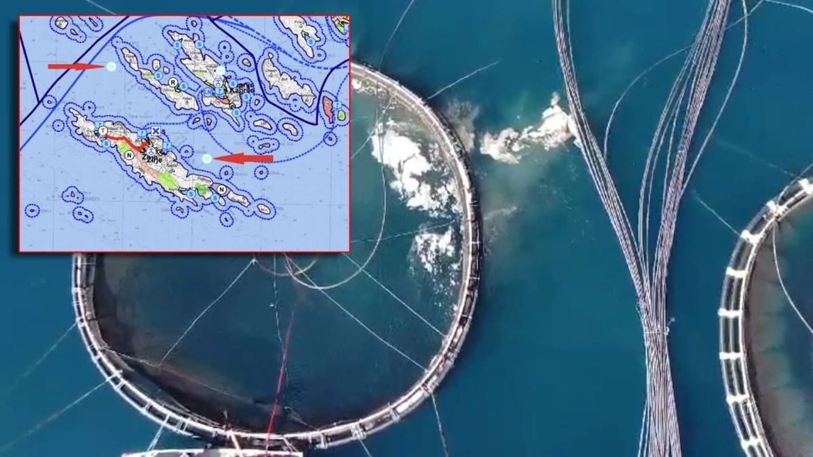 Pobuna protiv kaveza u Žirjanskom kanalu: Otočani i struka traže hitno brisanje planiranih uzgajališta ribe!