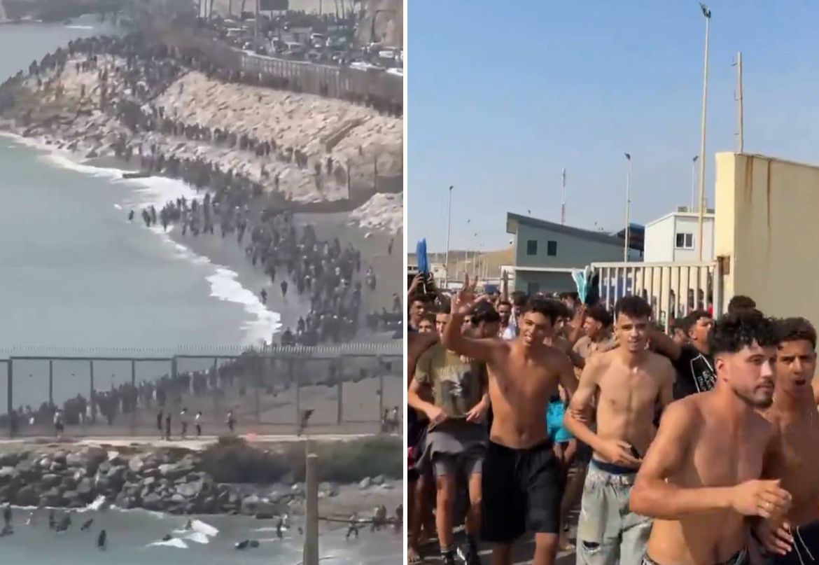 VIDEO: POLICIJA NEMOĆNA Tisuće migranata preplivale na španjolsku obalu, poginulo najmanje 18 ljudi, Španjolska šalje vojsku