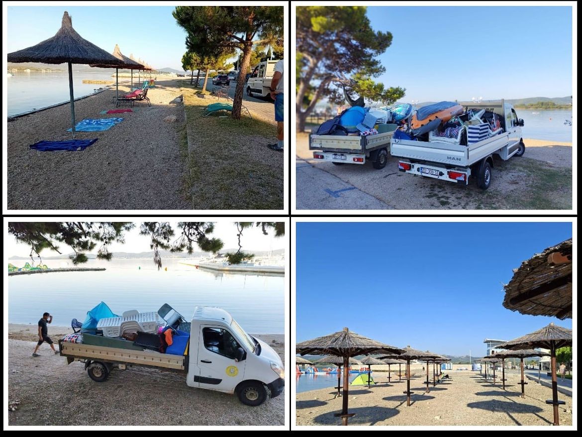 OVAKO SE TO RADI! Pogledajte kako je Općina Sv. Filip i Jakov stala na kraj svojatanju plaža: "Bit će toga još!"