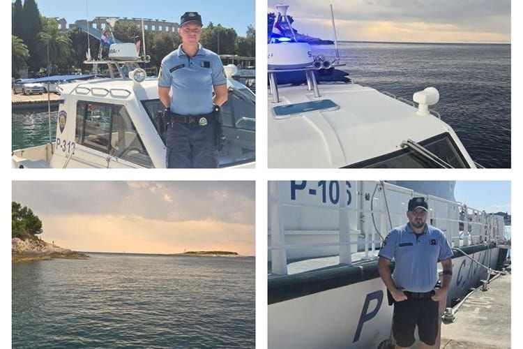 JAKE STRUJE Mađari otplivali pa se nisu mogli vratiti na obalu: "Uskočila pulska policija"