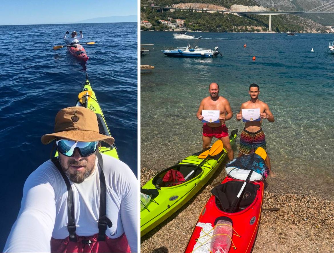 650 KILOMETARA ZA ŽIVOT Hrvatski dvojac preveslao Jadran od Savudrije do Dubrovnika u 20 dana