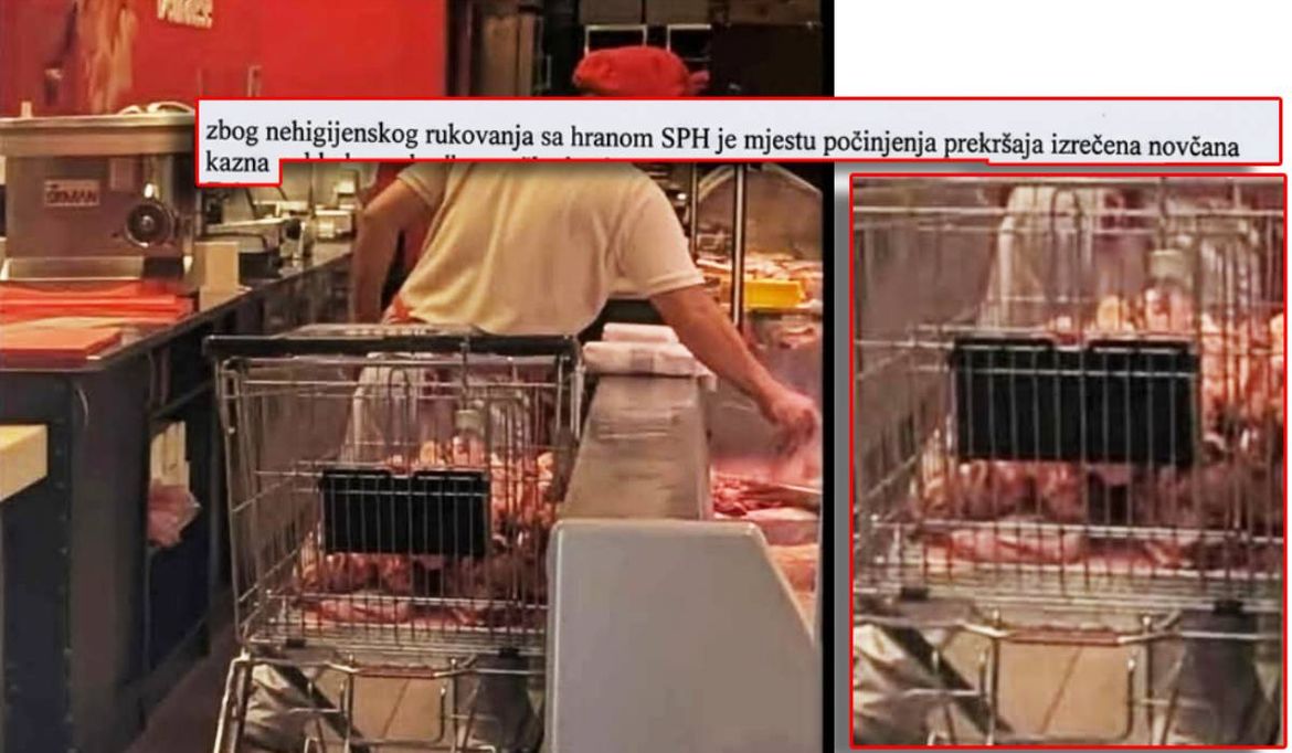 Državni inspektorat odrapio kaznu trgovačkom lancu zbog nehigijenskog rukovanja mesom u Novalji!
