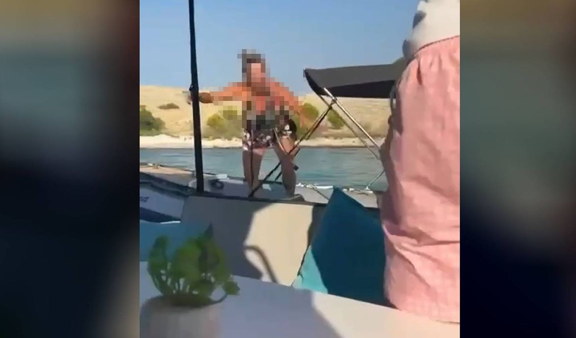 VIDEO: SKANDAL NA KORNATIMA Upozorenje zbog glisiranja preraslo u divljaštvo: "Je*o ti Bog mater, ovo je moj otok!"