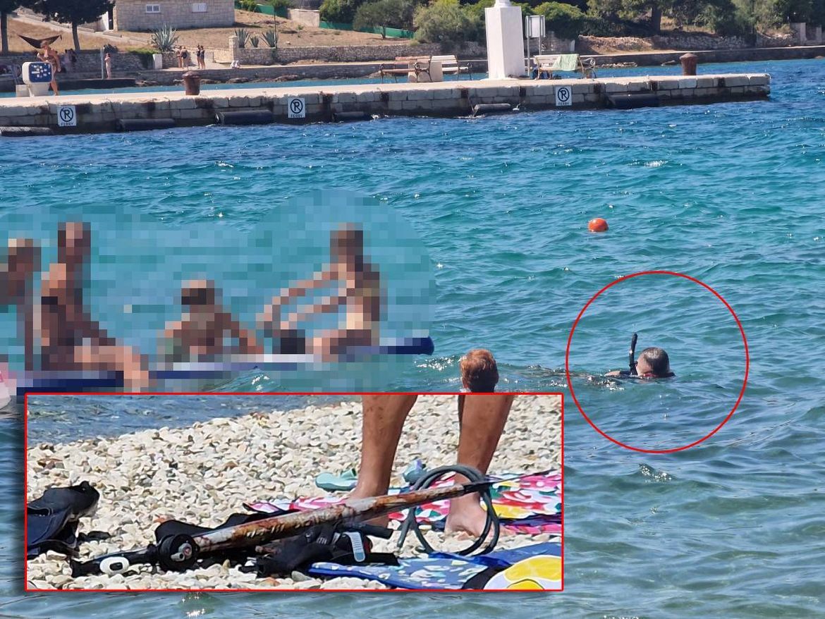 INCIDENT NA ZLARINU Podvodnom puškom lovio među kupačima i djecom: "Direktno sam ga upozorio, a on se nastavio hvaliti ulovom"