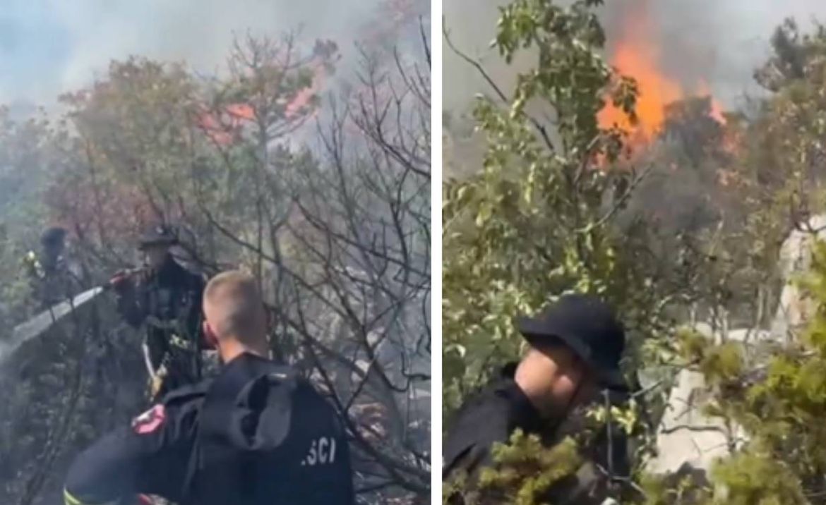 I dalje je aktivan požar koji je iz BiH prešao u Konavle: "Tu nema kraja"