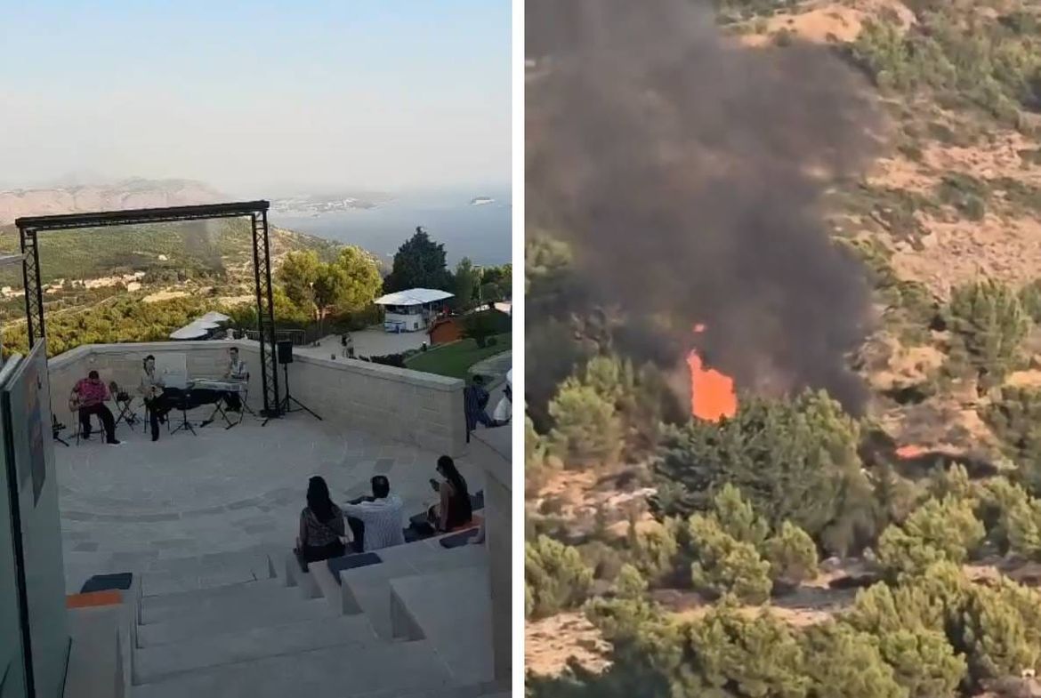 VIDEO Pogledajte ovu snimku - Požar u nastajanju, a oni sviraju, ispijaju pića i snimaju: "Jeste li vi normalni, dignite lijene guzice i kante vode u ruke!"