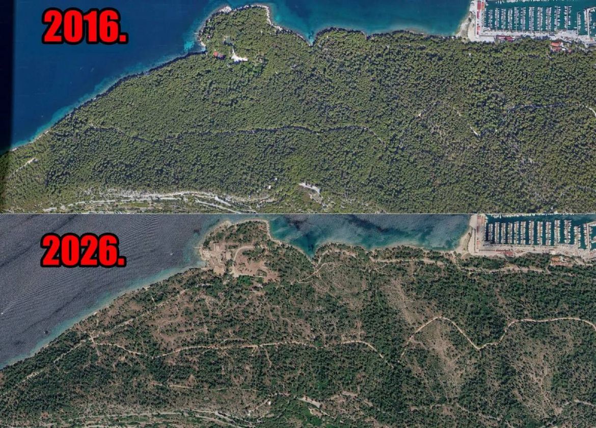 Ekološki slom splitskog simbola: Objave fotografija park-šume Marjan otkrivaju razmjere katastrofe posljednjih 10 godina!