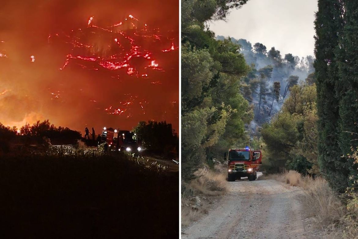 VIDEO Požari u Sevidu i kod Grebaštice ugašeni, na Braču situacija pod kontrolom, pogledajte što je ostalo nakon požara!