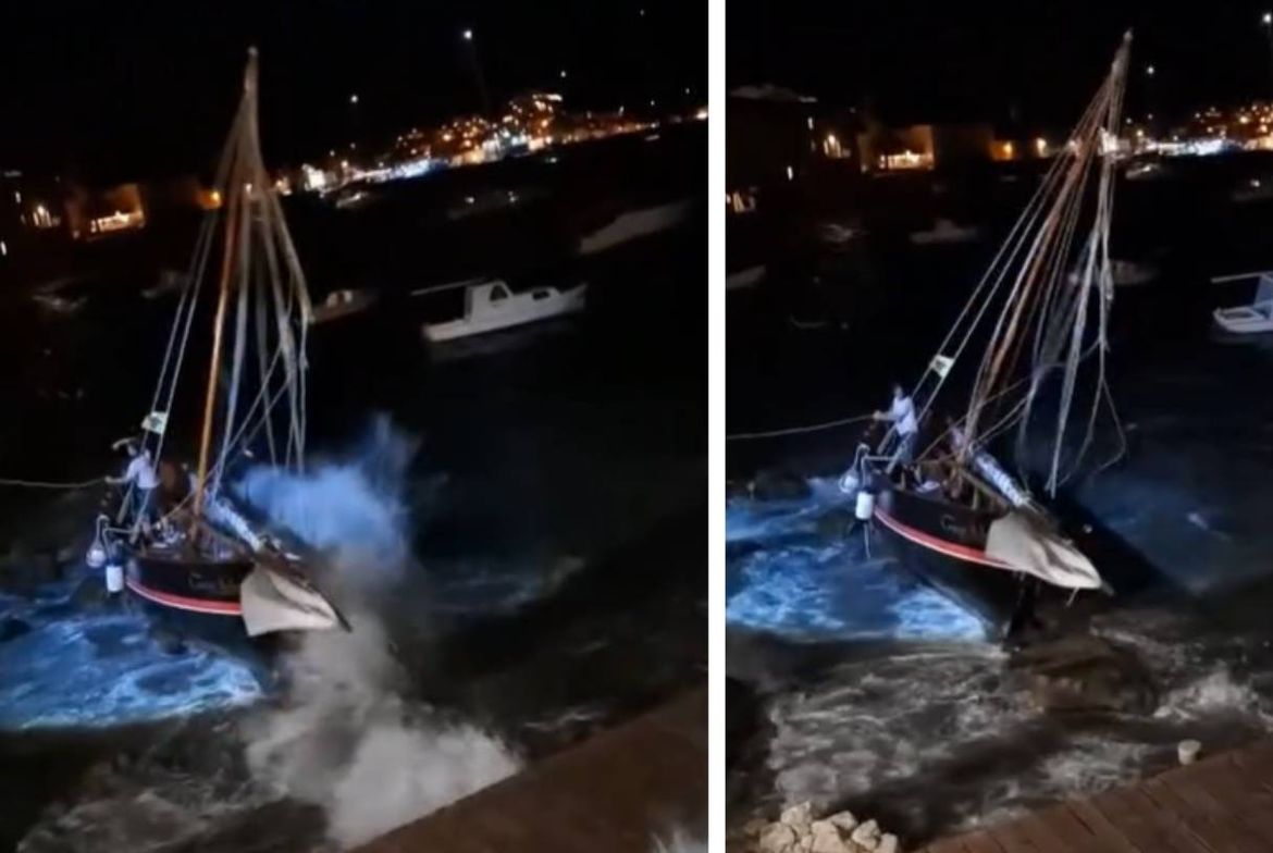 Olujna tramontana nasukala iznimno vrijednu falkušu na Visu: "Vraćala se s 'Dana u Vali' na Hvaru!