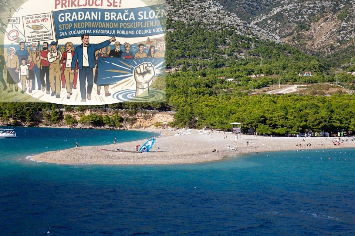 PETICIJA NA BRAČU Preko 2100 ljudi reklo ne poskupljenju vode od 40%