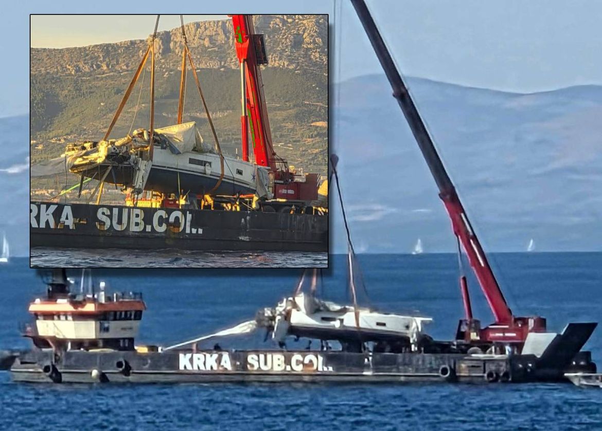 PRIZOR KOJI LEDI KRV U ŽILAMA Nakon više od tri mjeseca izvučena olupina jedrilice poginulih Čeha sa 60 m dubine - Uništeni detalji otkrivaju svu silinu stravičnog sudara!